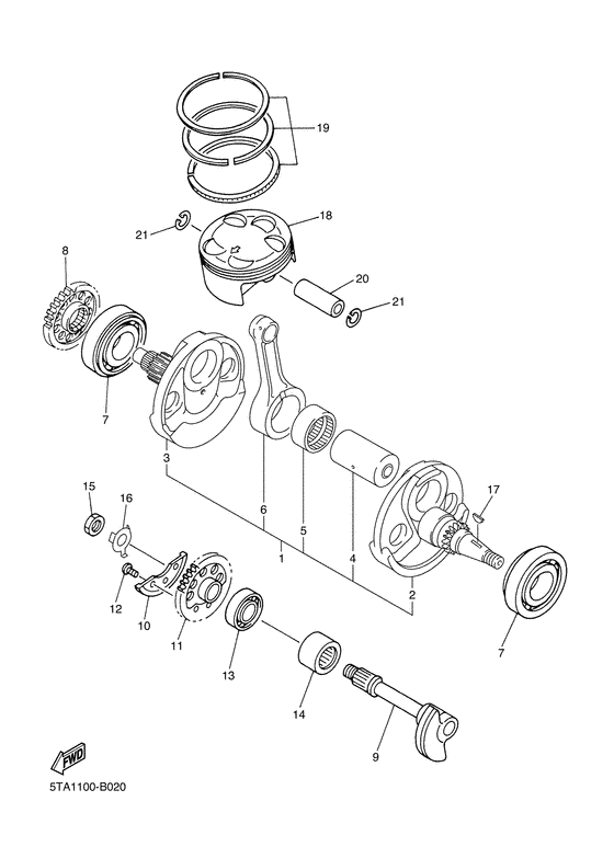 Crankshaft & piston