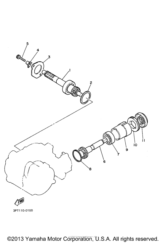 PW50Y Трансмиссия
