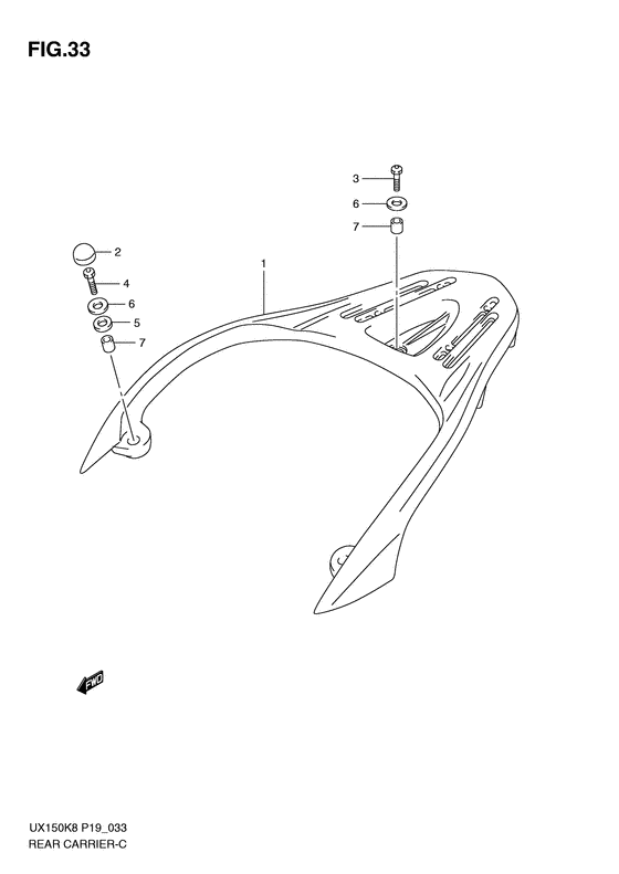 Rear carrier