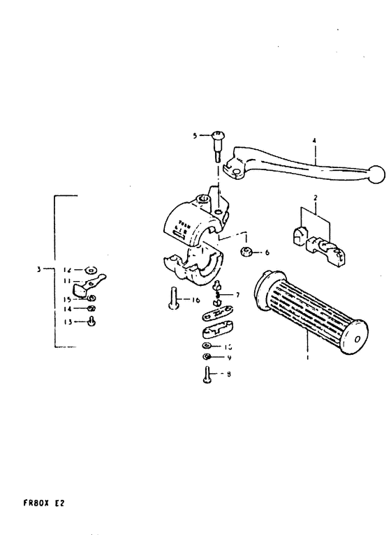 Throttle grip - handle switch