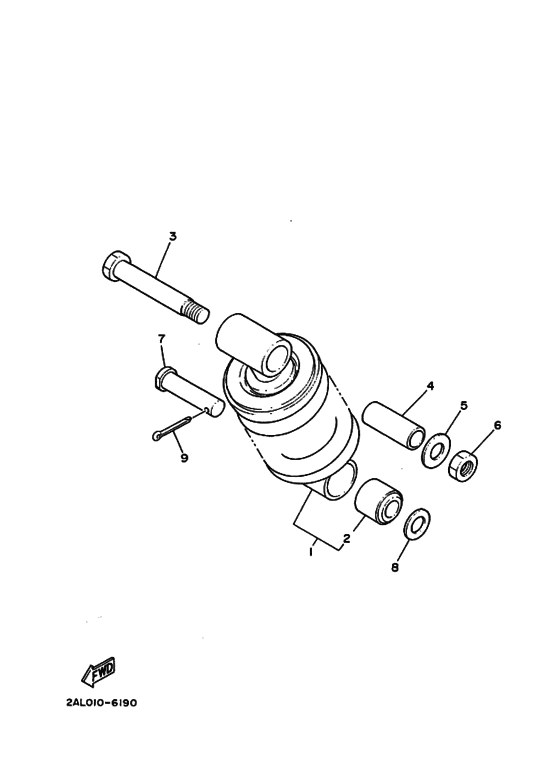 YSR80 YSR80B Задняя подвеска