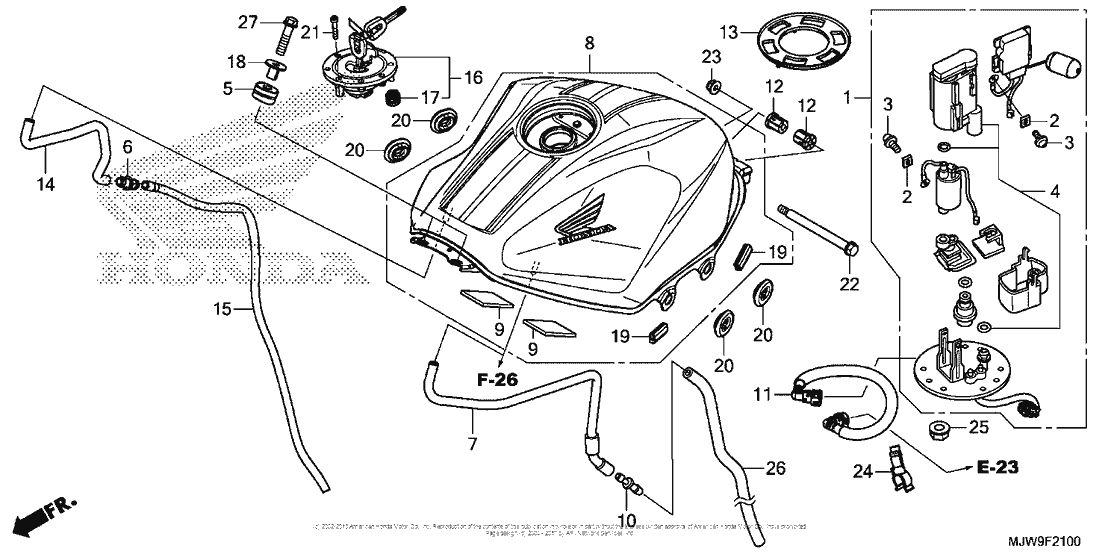 Fuel Tank + Fuel Pump