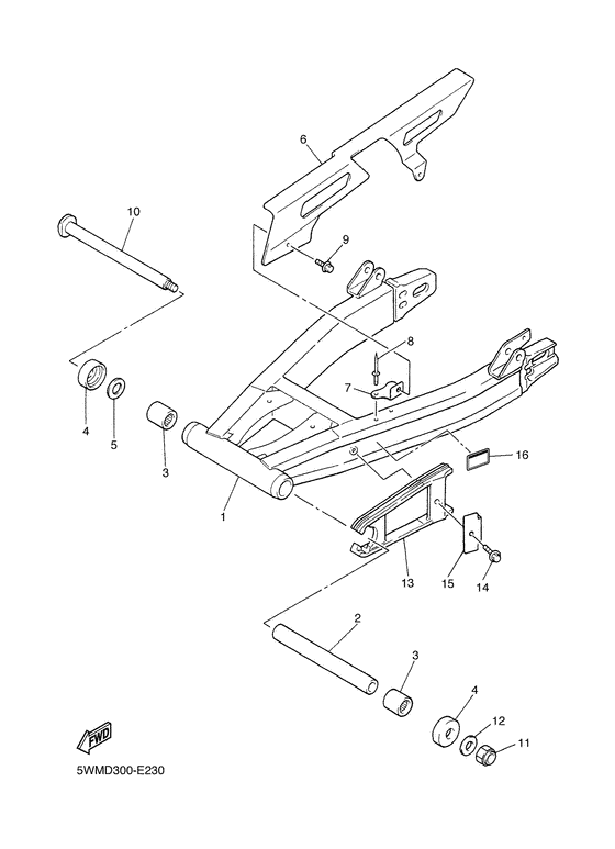 Hinterradschwinge&aufhaengung