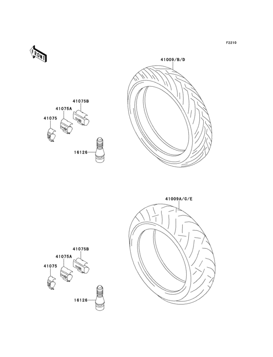 ZX900 Покрышки