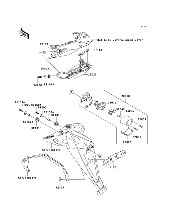 Taillight unit ass`y