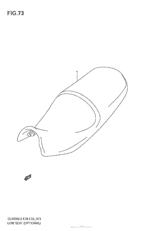 DL650 (ABS) Low Seat (Optional)