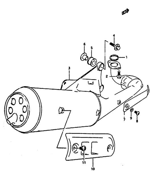Muffler comp