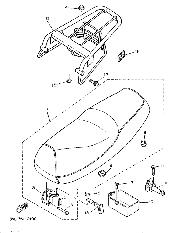 Selle. porte -bagages