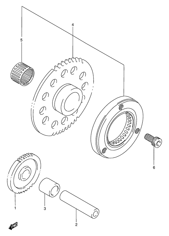 DF200 Муфта стартера