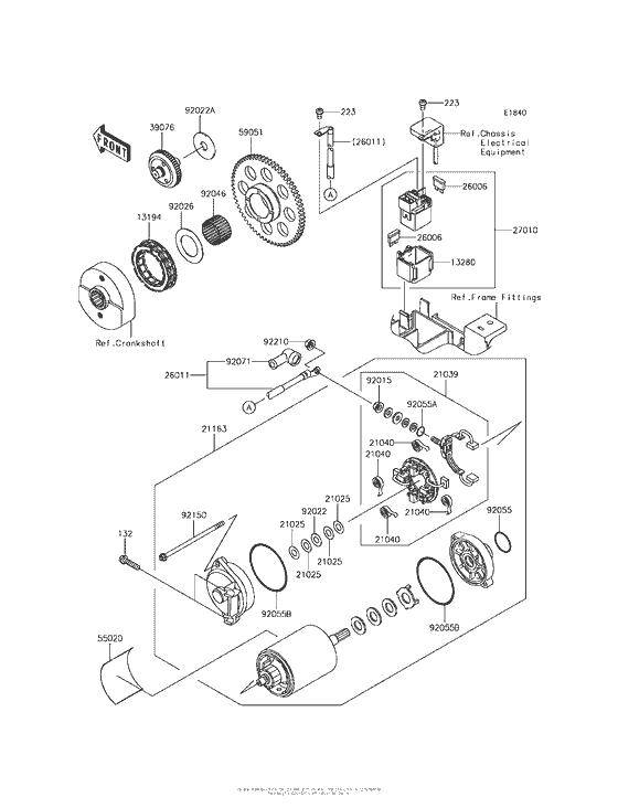VN900 Стартер