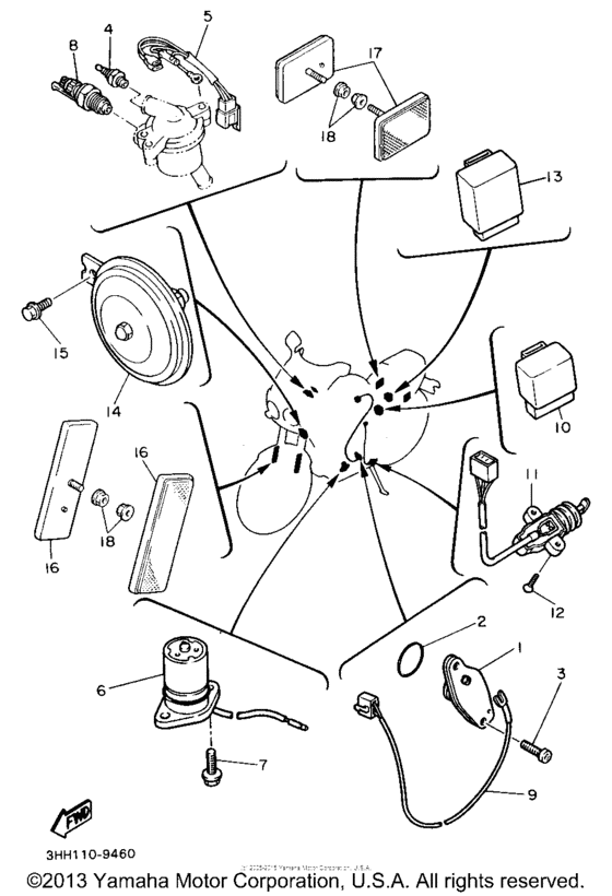 FZR600W Электрика