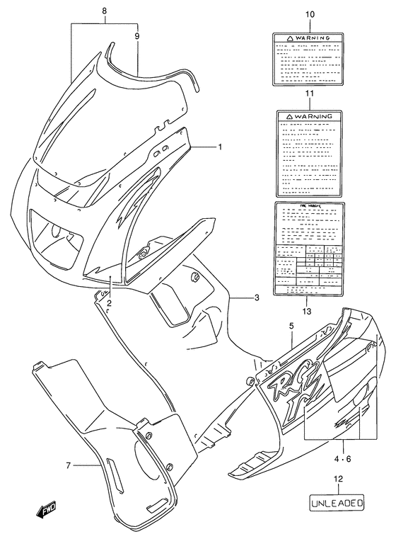 Cowling body