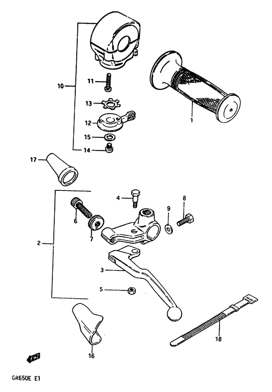 Left handle switch