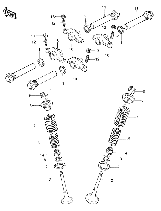 Rocker arms/valves