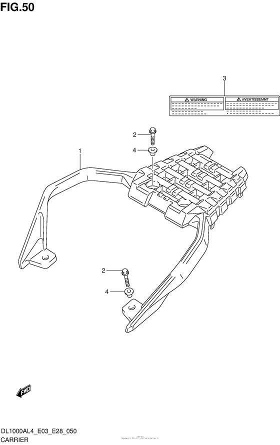 DL1000 (ABS) Carrier (Dl1000Al4 E28)