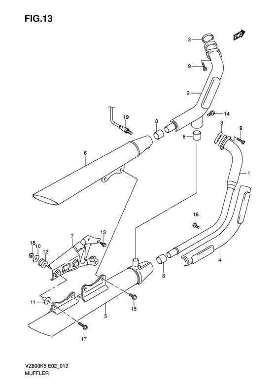 Muffler comp