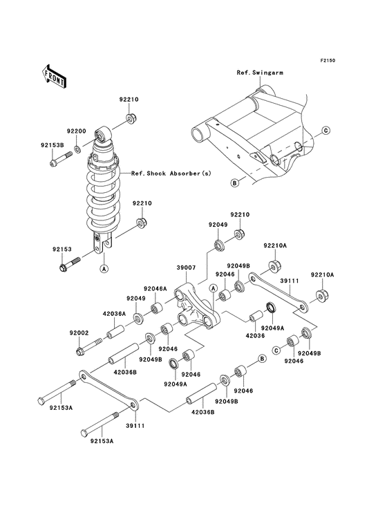 Suspension ignition coil