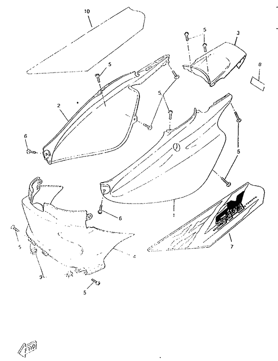 CW50RSP Боковые обтекатели