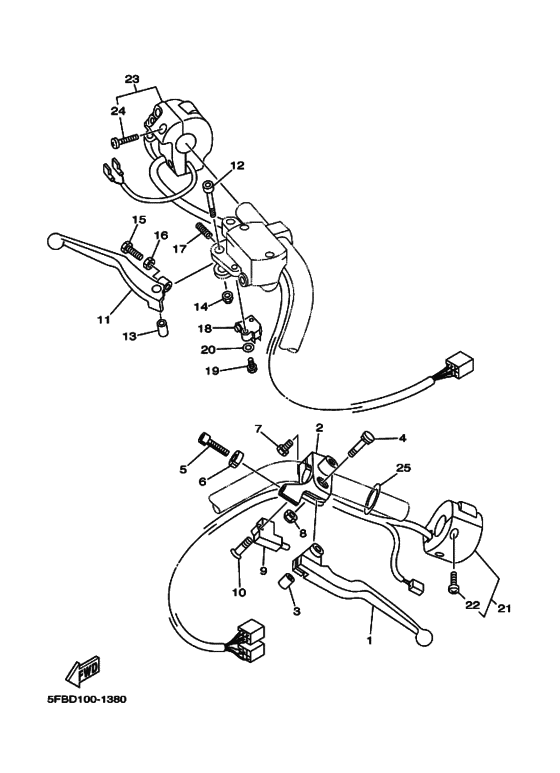 Handle switch & lever