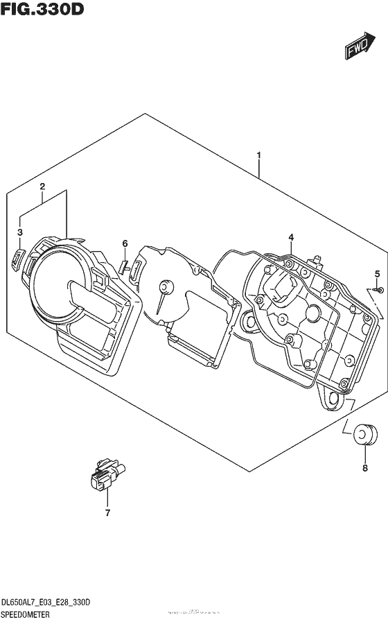 Speedometer (Dl650Xal7 E03)