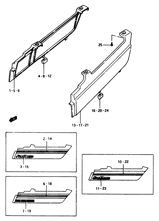 Seat molding