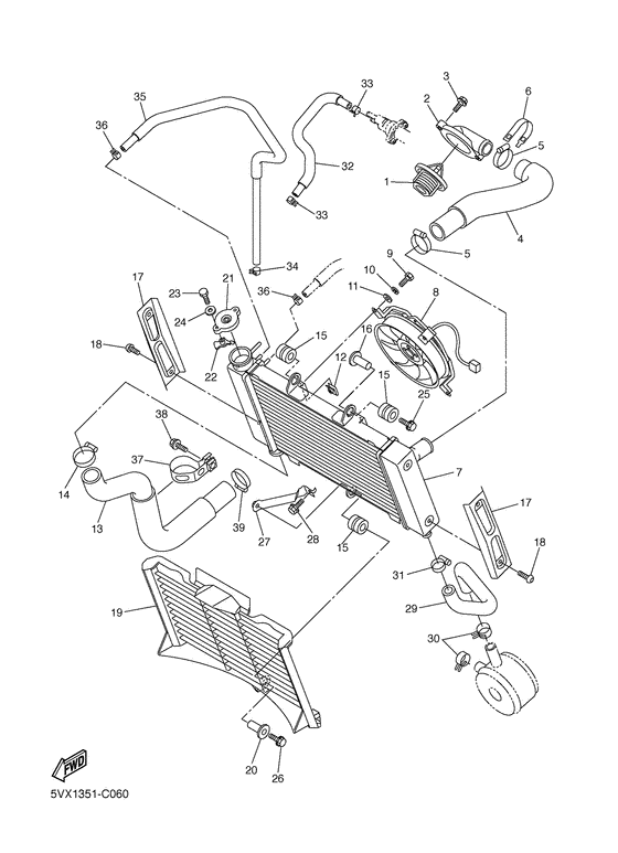 Radiator & hose