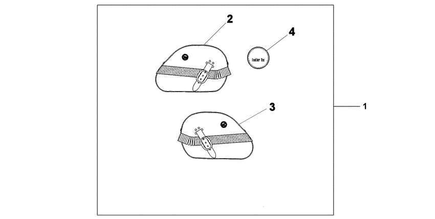VT750CA Leather saddlebag set