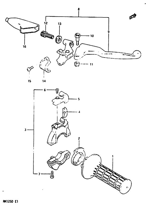 Right handle switch