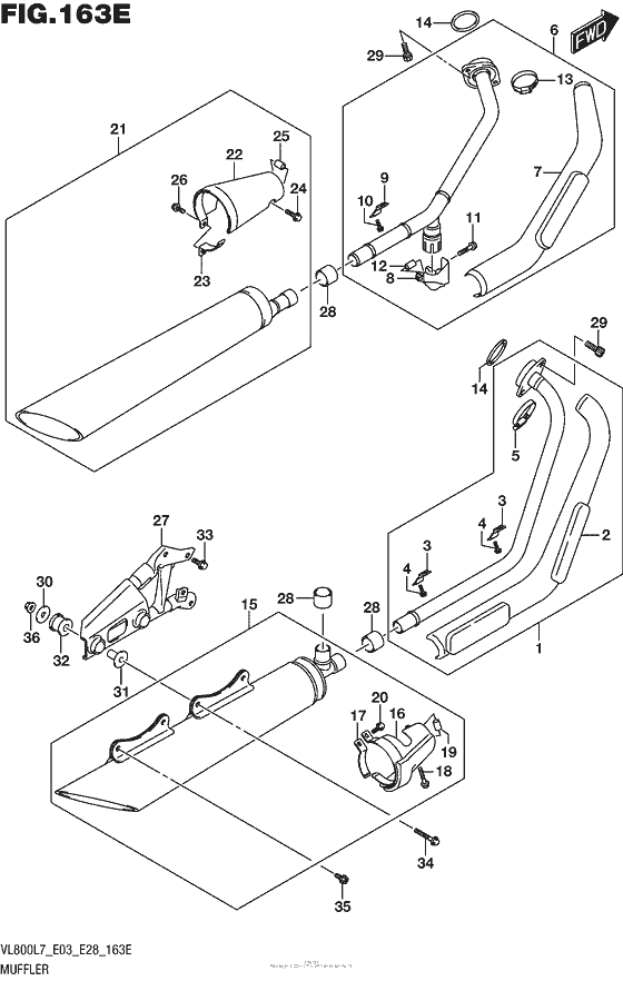 Muffler (Vl800Tl7 E28)