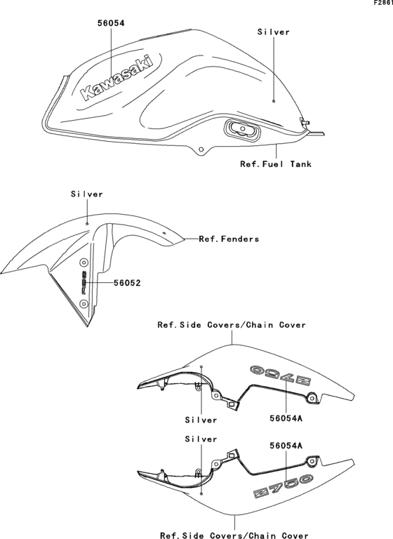 Decals(silver)(m7f)