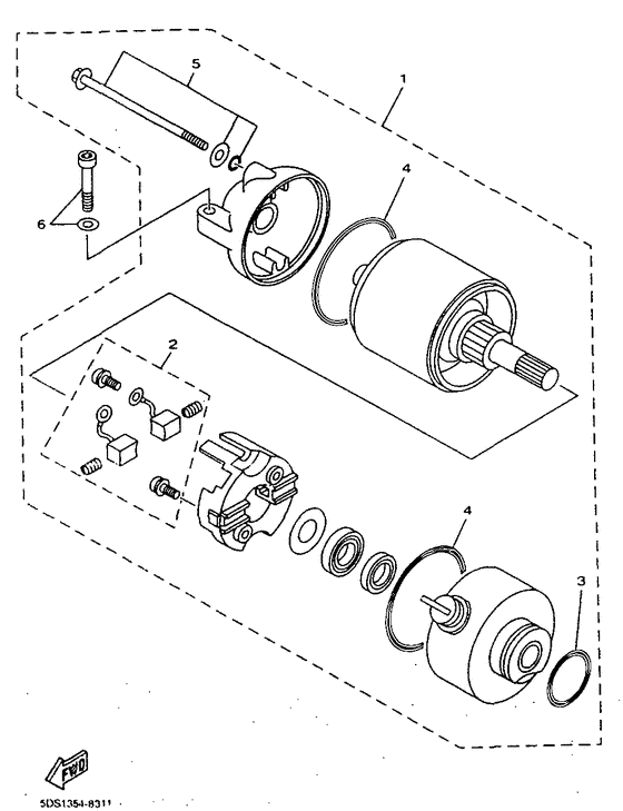 YP125 Стартер