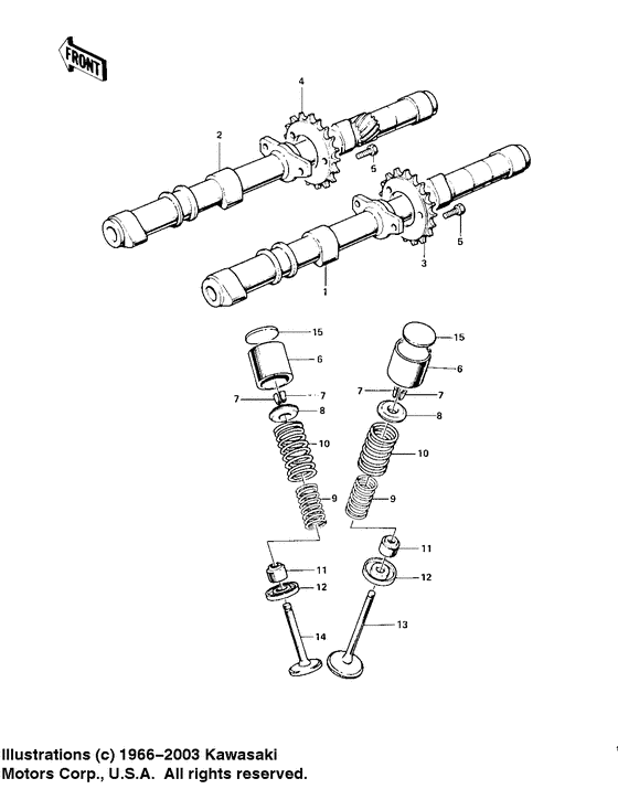 Camshafts/valves