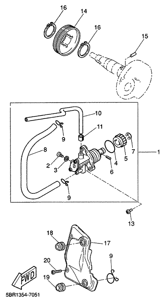 YQ50 Масляный насос