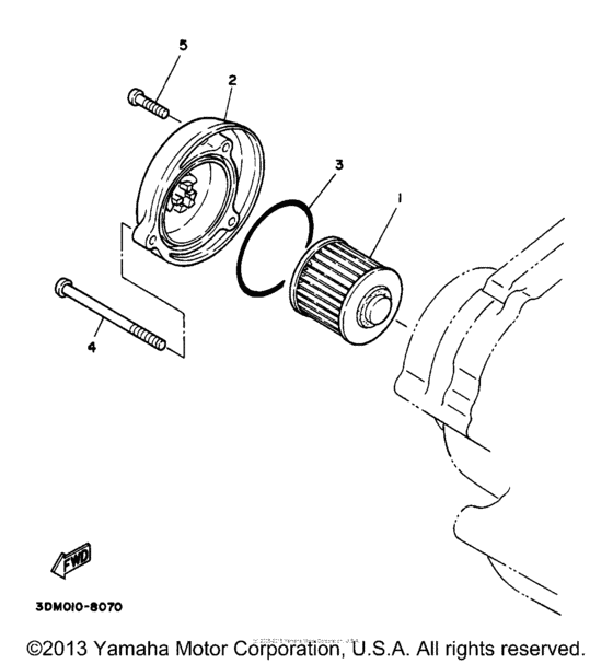 XV250 Масляный фильтр
