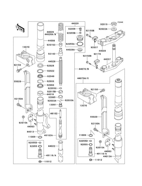 Front fork(1/2)