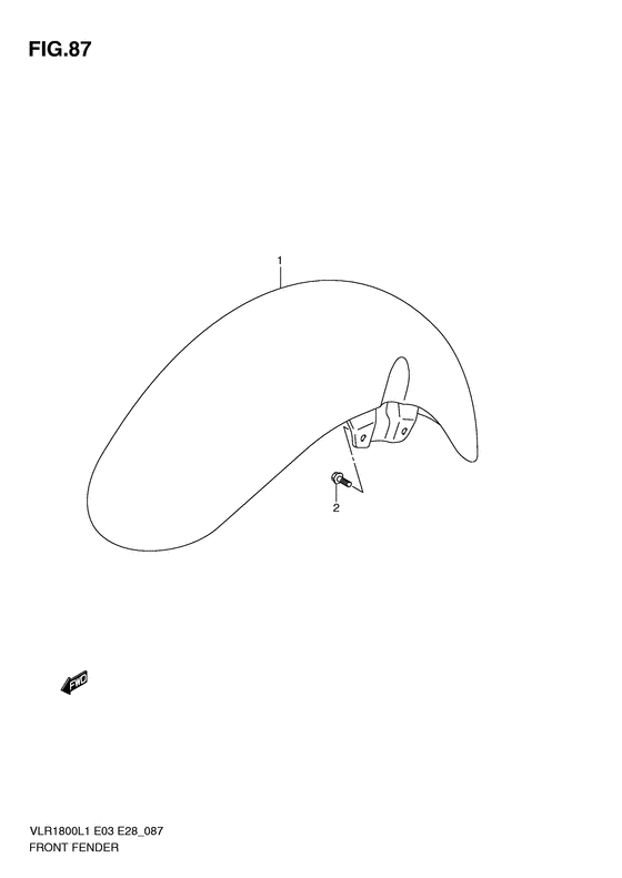 VLR1800 Переднее крыло