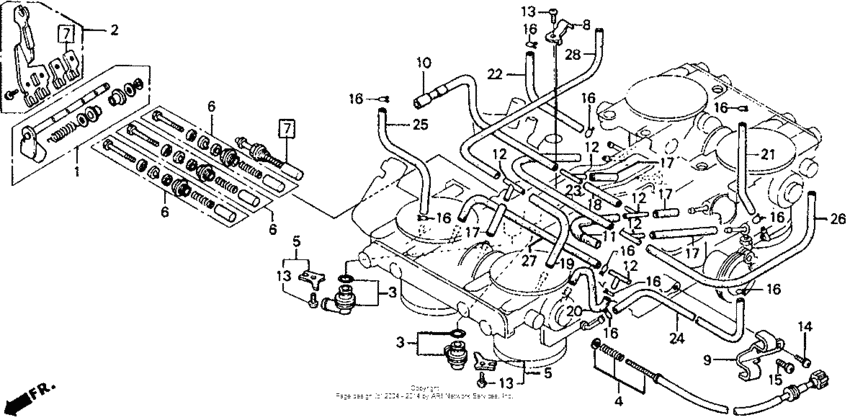 Throttle body components