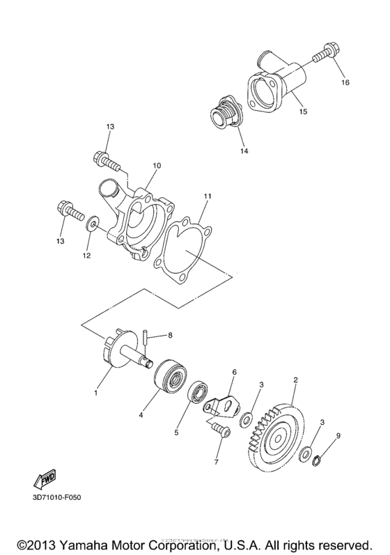 WR25RBCL Водяной насос