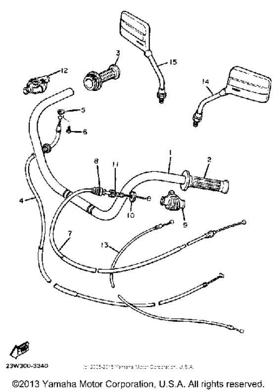 Handlebar-cable