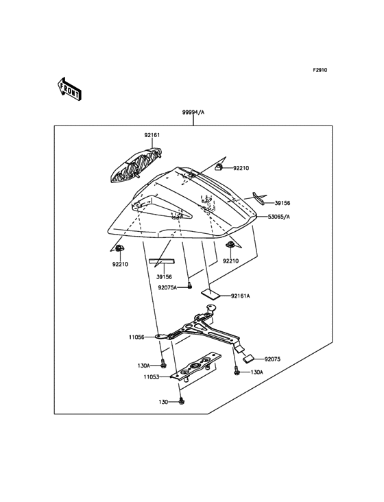 ZX1000 Accessory(Single Seat Cover)