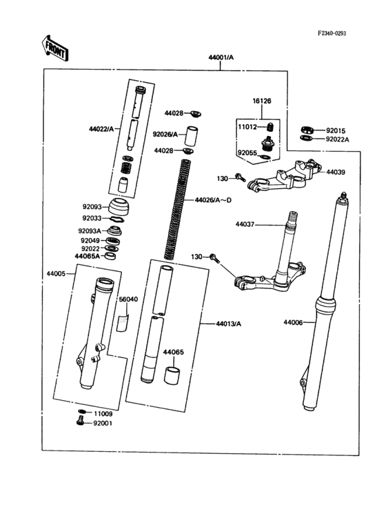 Front fork(l2/n2/)