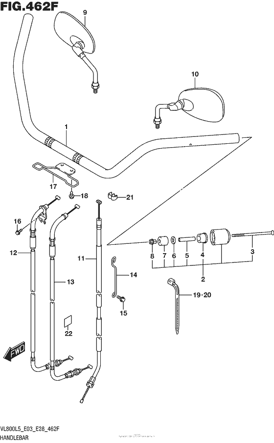 Handlebar (Vl800Bl5 E28)