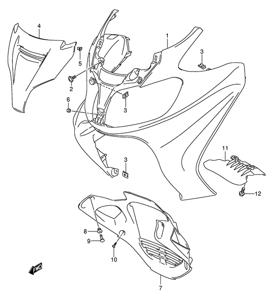Front leg shield