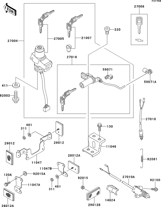Ignition switch(jkazrfb1ma004499-)