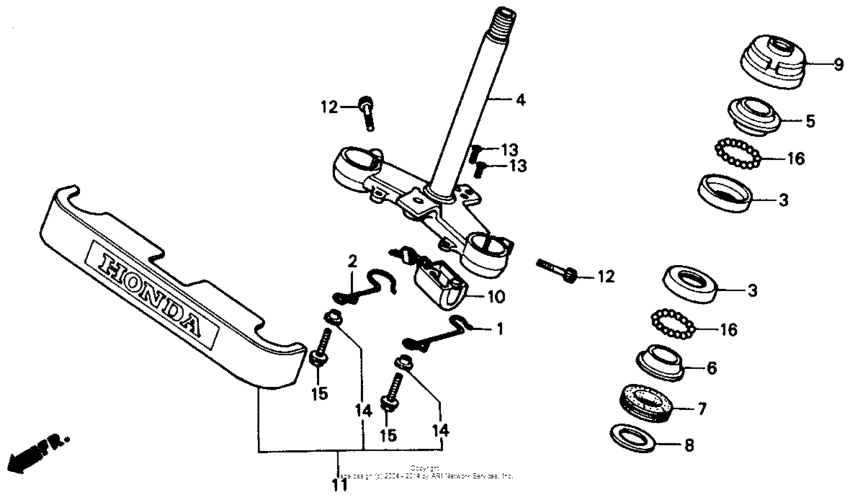CMX250C Траверса нижняя