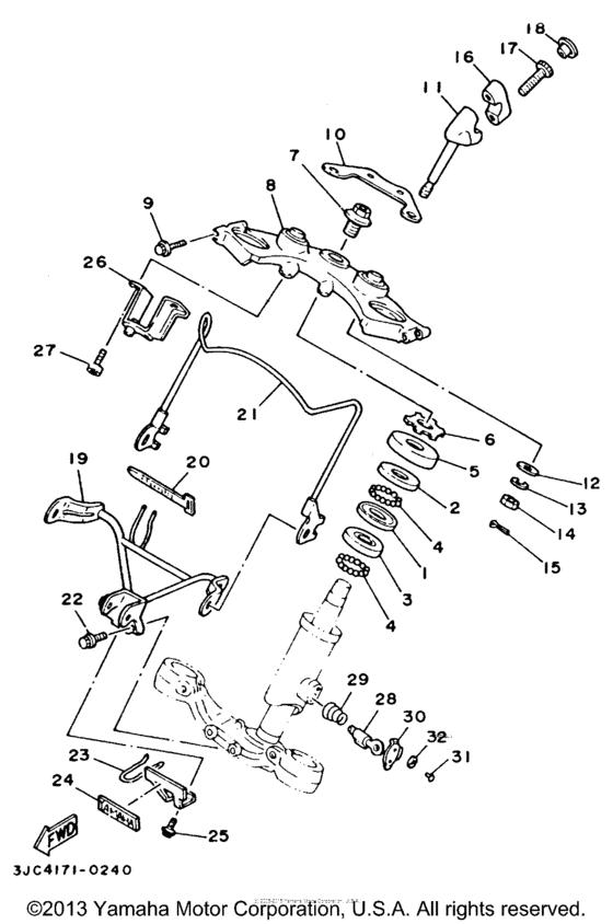 XV535EC Управление