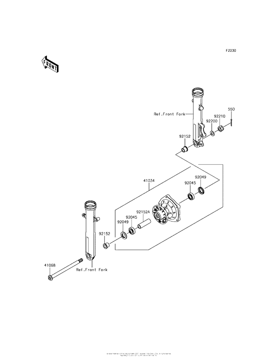  Переднее колесо