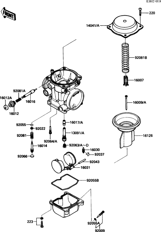 Carburetor parts(1/2)