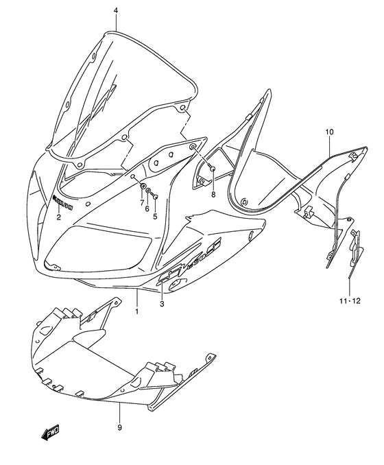 Cowling body