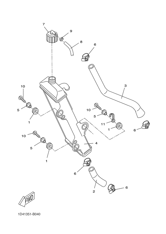 Radiator & hose
